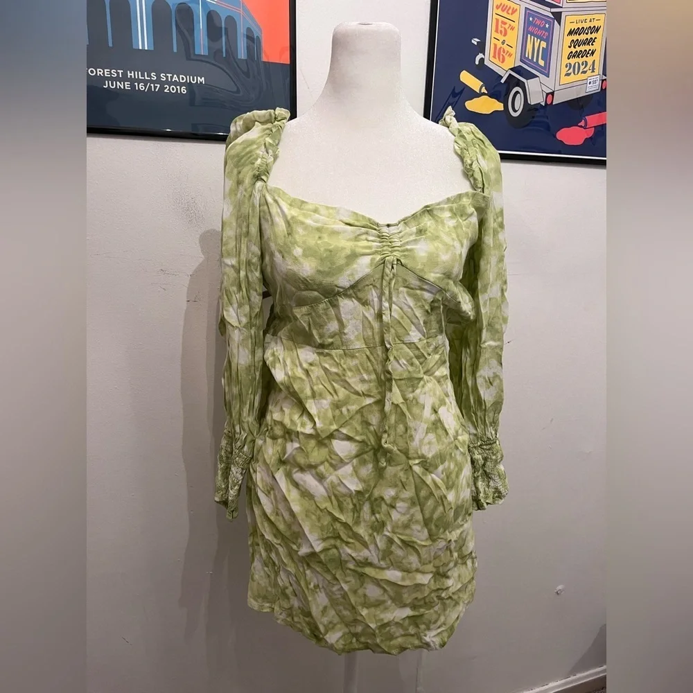 Faithfull The Brand Arianne Mini Dress Roos Tie Dye Size 6 - Picture 3 of 7